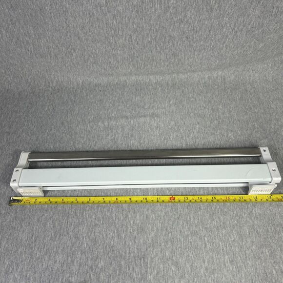 Pull Out Closet Valet Rod Adjustable Sliding Heavy Duty Steel Top Mounted 21.5'' - Picture 5 of 16